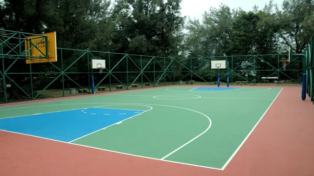 basketball court color