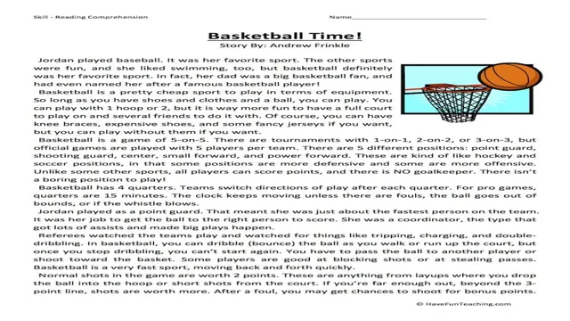 essay ideas basketball