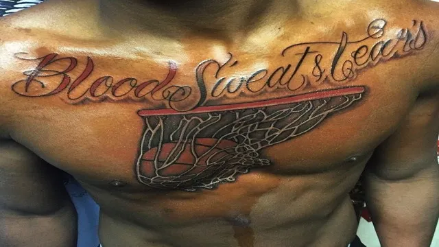 basketball tattoos with wings