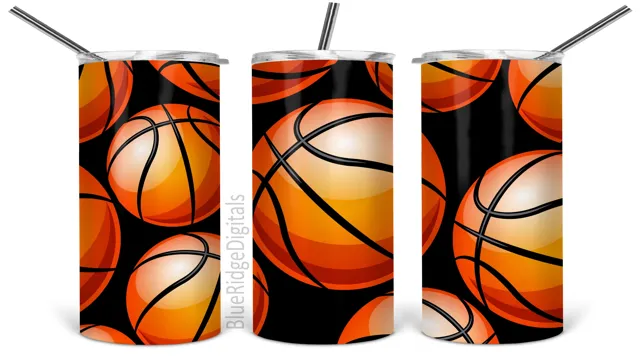 basketball tumbler wrap