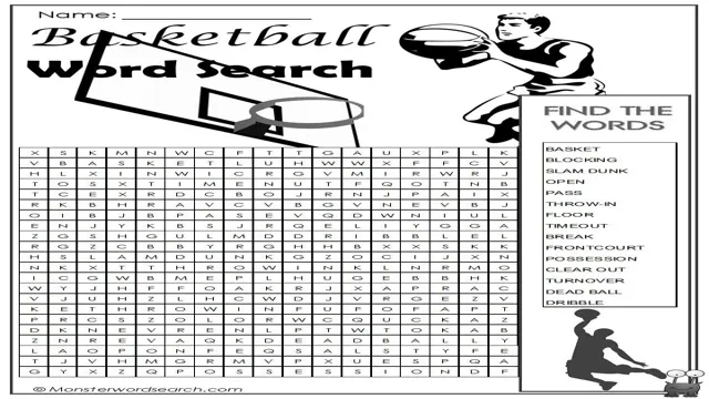 basketball word searches