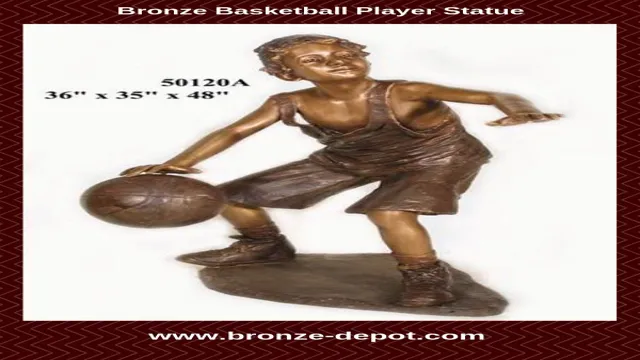 bronzed new york basketball player