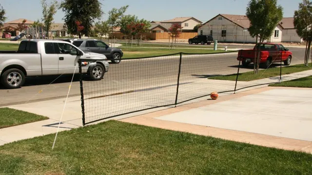 driveway net for basketball