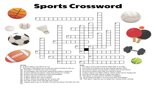sport similar to basketball crossword clue