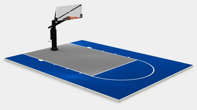 20x25 basketball court