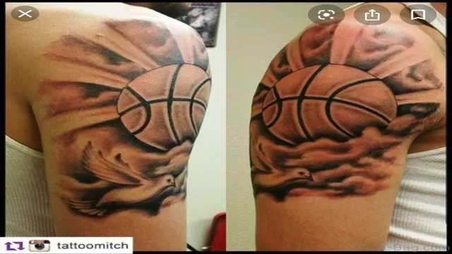 basketball court tattoo