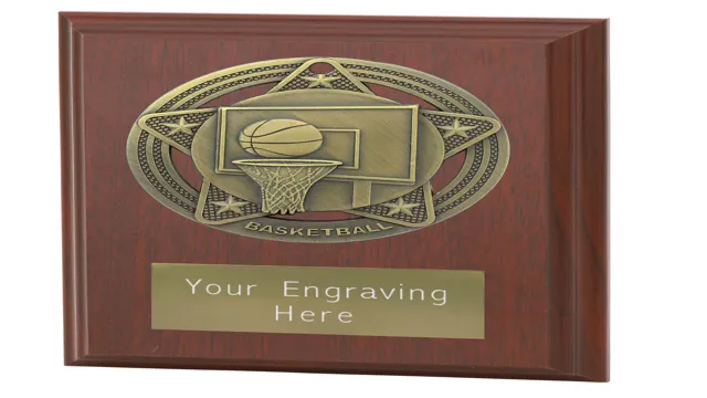 basketball plaque