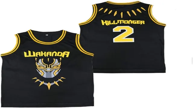 black panther basketball jersey