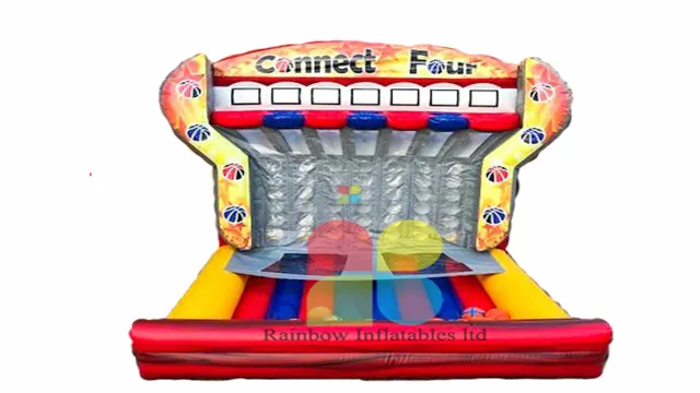 connect 4 basketball inflatable