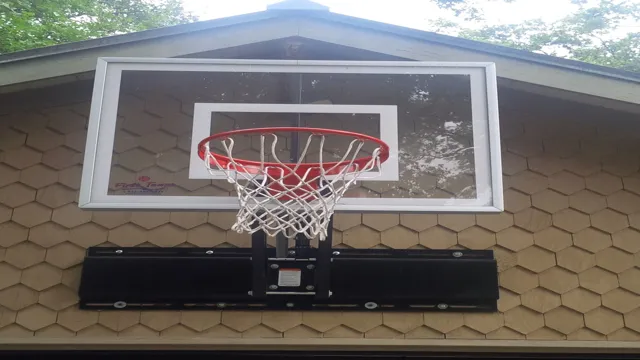 how to mount a basketball hoop to garage