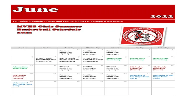 Score Big with MVHS Basketball Schedule: Your Ultimate Guide to Game Times and Locations