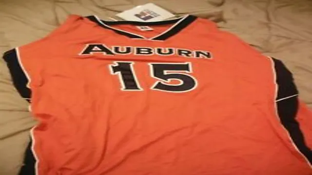 orange auburn basketball jersey
