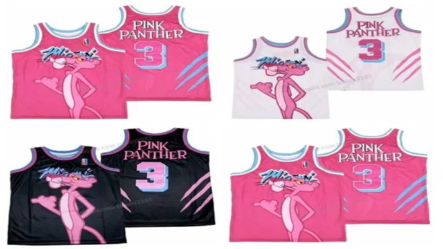 pink panther basketball jersey